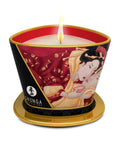 Massage Candle - Romance - Sparkling Strawberry Wine - 5.7 Oz. Luxe Ember Essentials