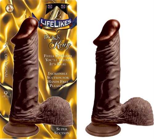Lifelike Black King 9" Luxe Ember Essentials