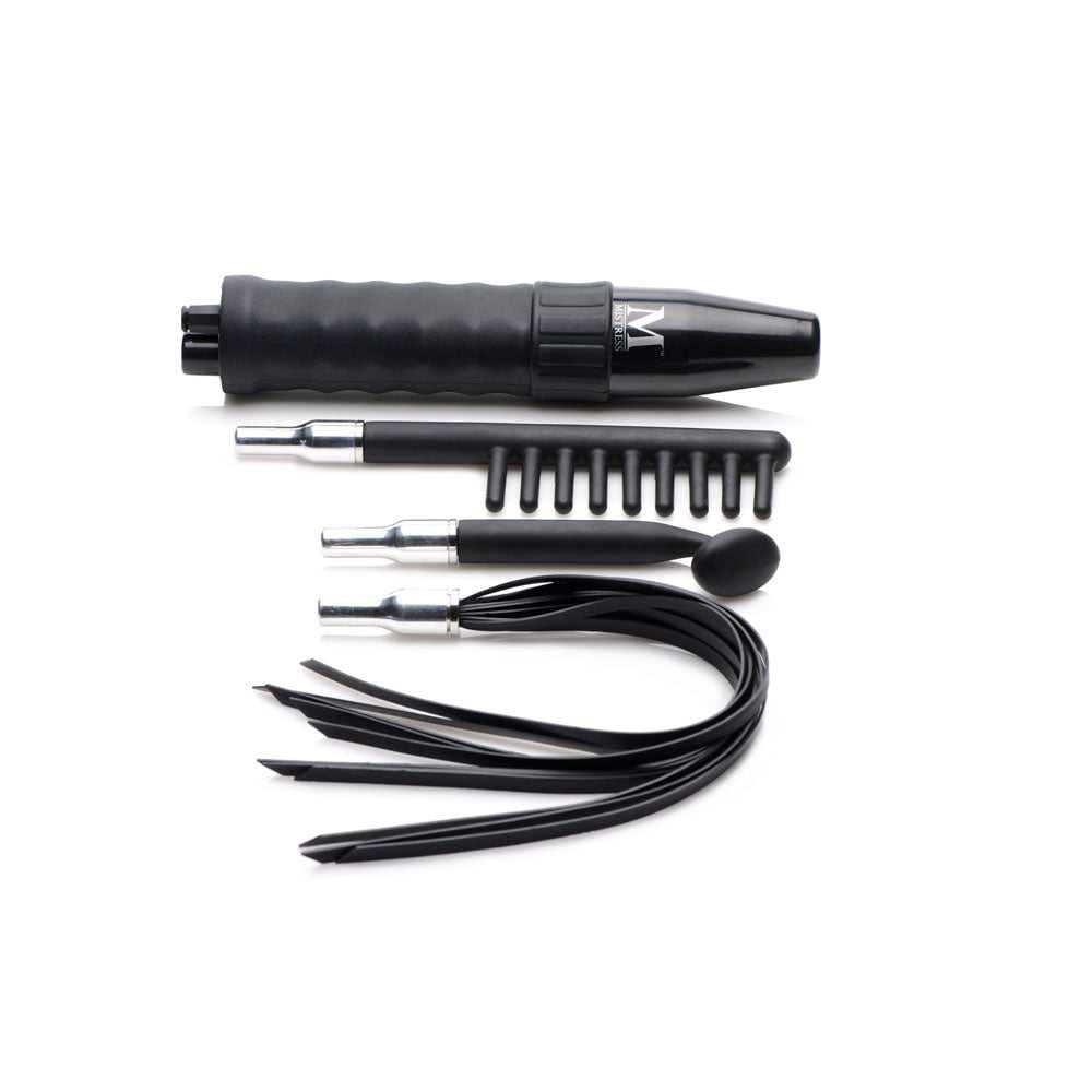 Deluxe Silicone E-Stim Wand Kit Luxe Ember Essentials