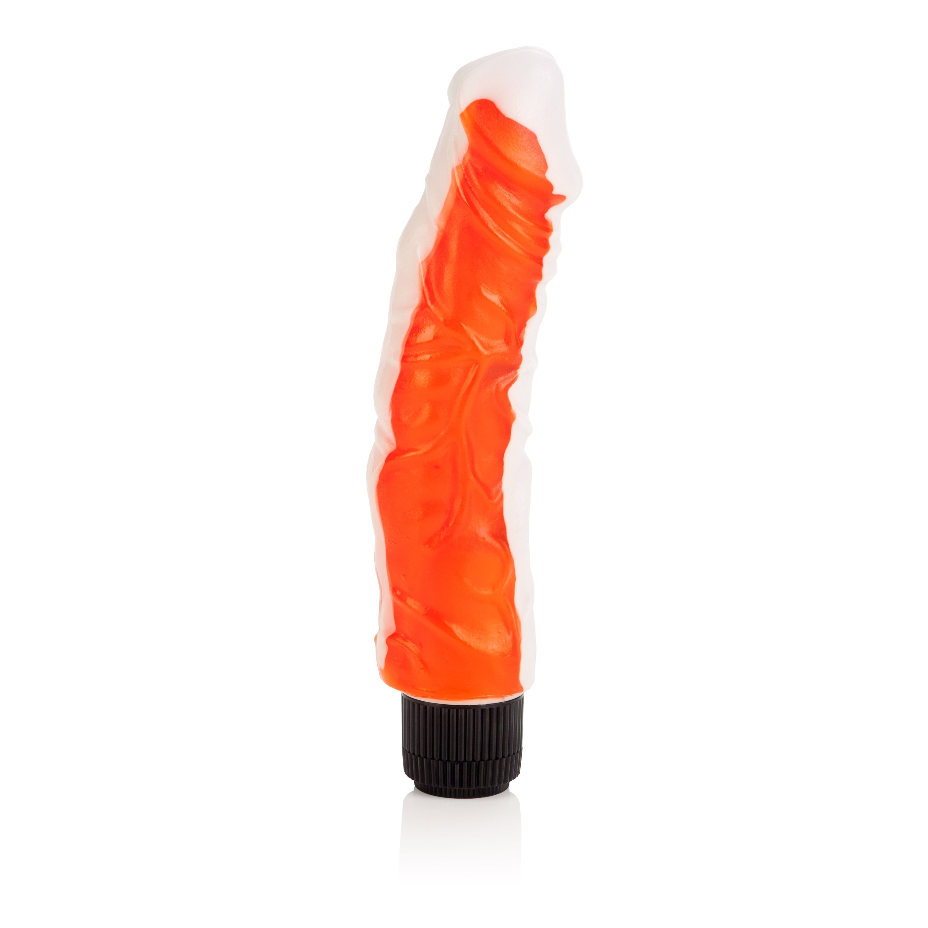 Funky Jelly Vibe 8 Inches - Orange/green Luxe Ember Essentials