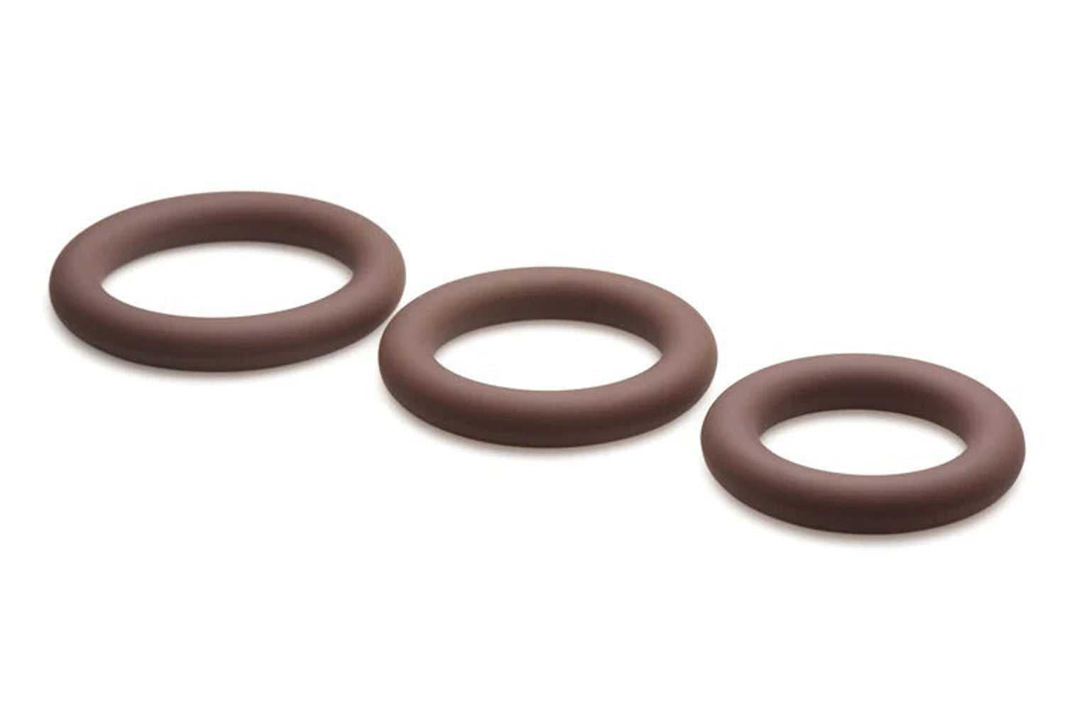 Jock Silicone Cock Ring Set in - Dark Luxe Ember Essentials