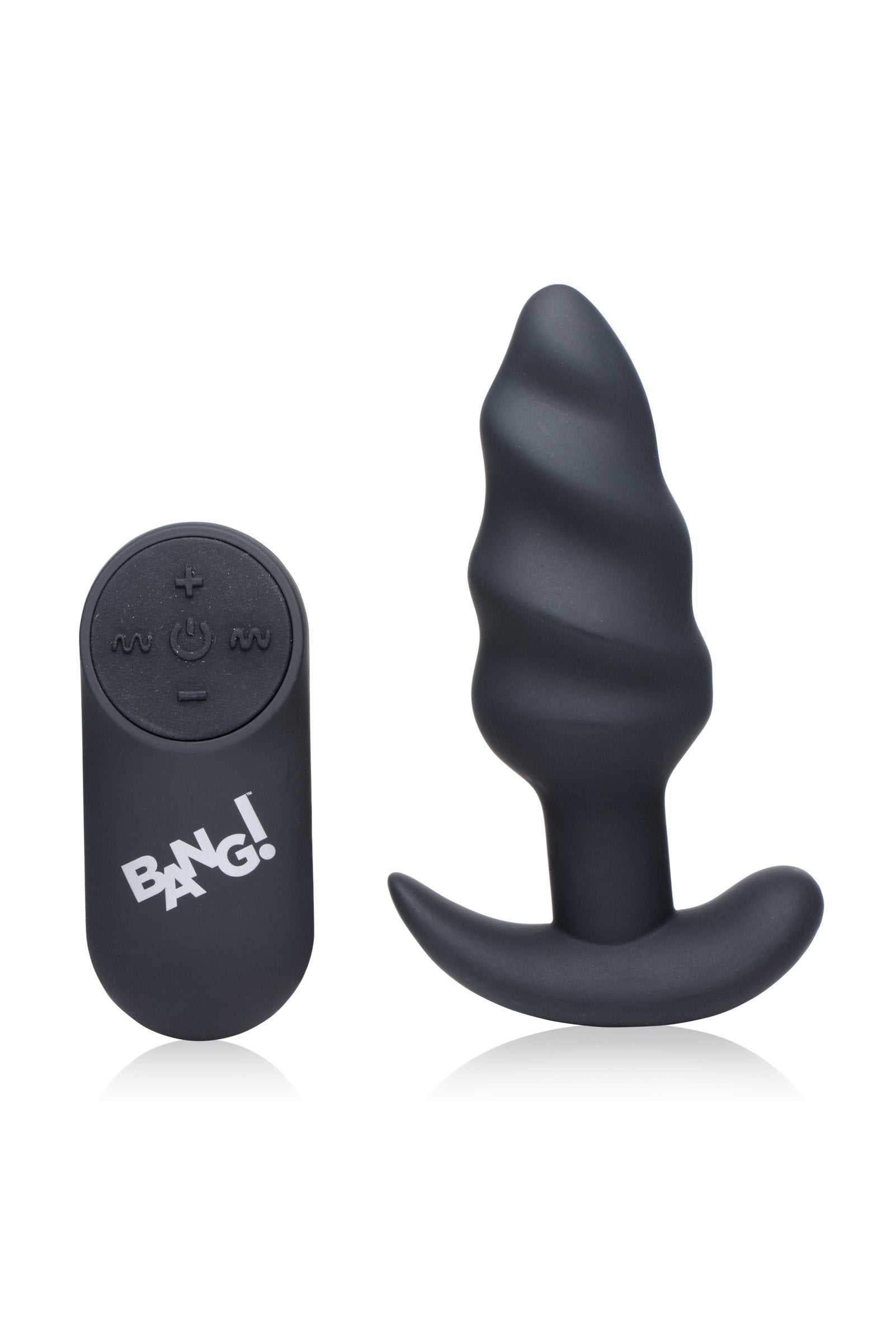 21x Silicone Swirl Plug With Remote -Black Luxe Ember Essentials