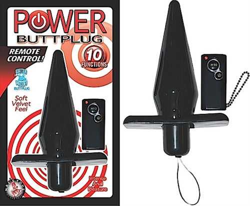 Power Buttplug Remote Control - Black Luxe Ember Essentials