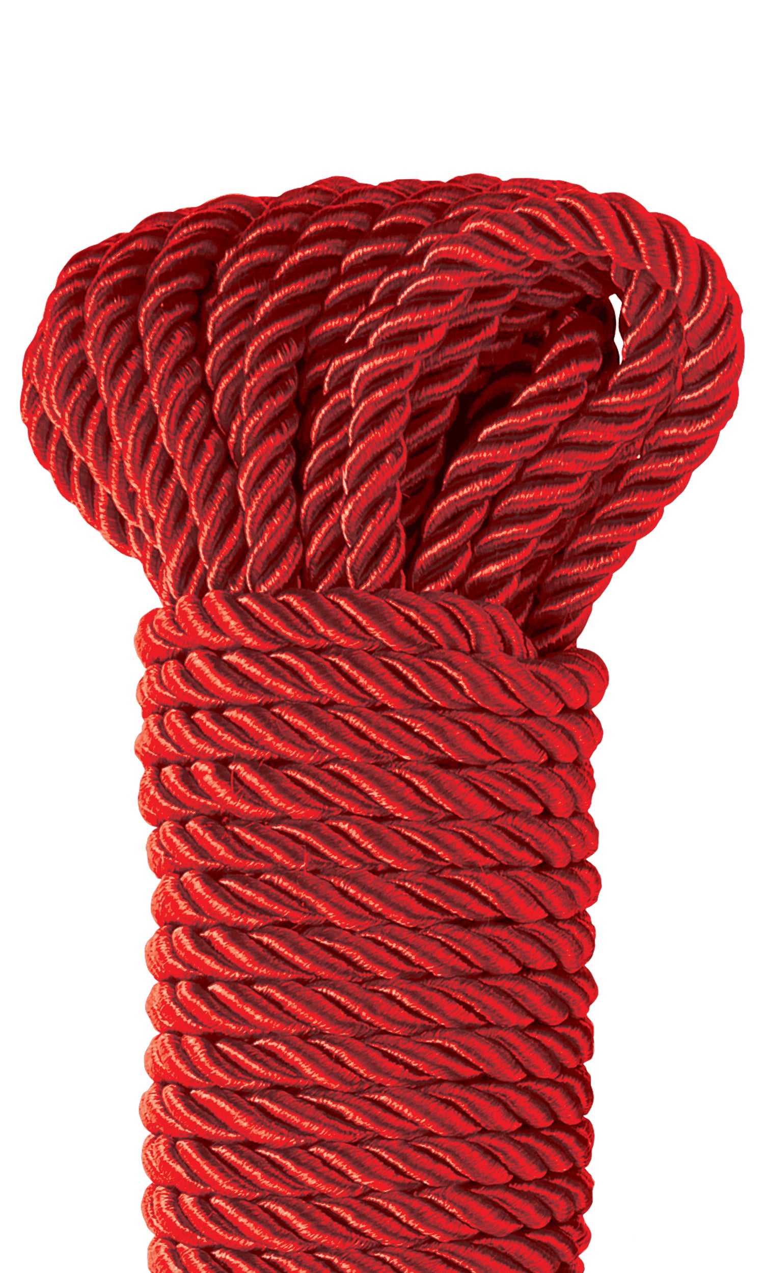Fetish Fantasy Series Deluxe Silky Rope - Red Luxe Ember Essentials