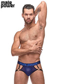 Diamond Mesh Jock Ring Navy S/m Luxe Ember Essentials