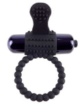 Fantasy C-Ringz Vibrating Silicone Super Ring Black Luxe Ember Essentials