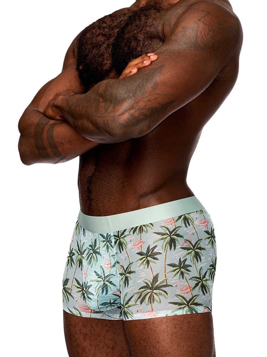 Sheer Prints - Seamless Sheer Short - X-Large - Flamingo Luxe Ember Essentials