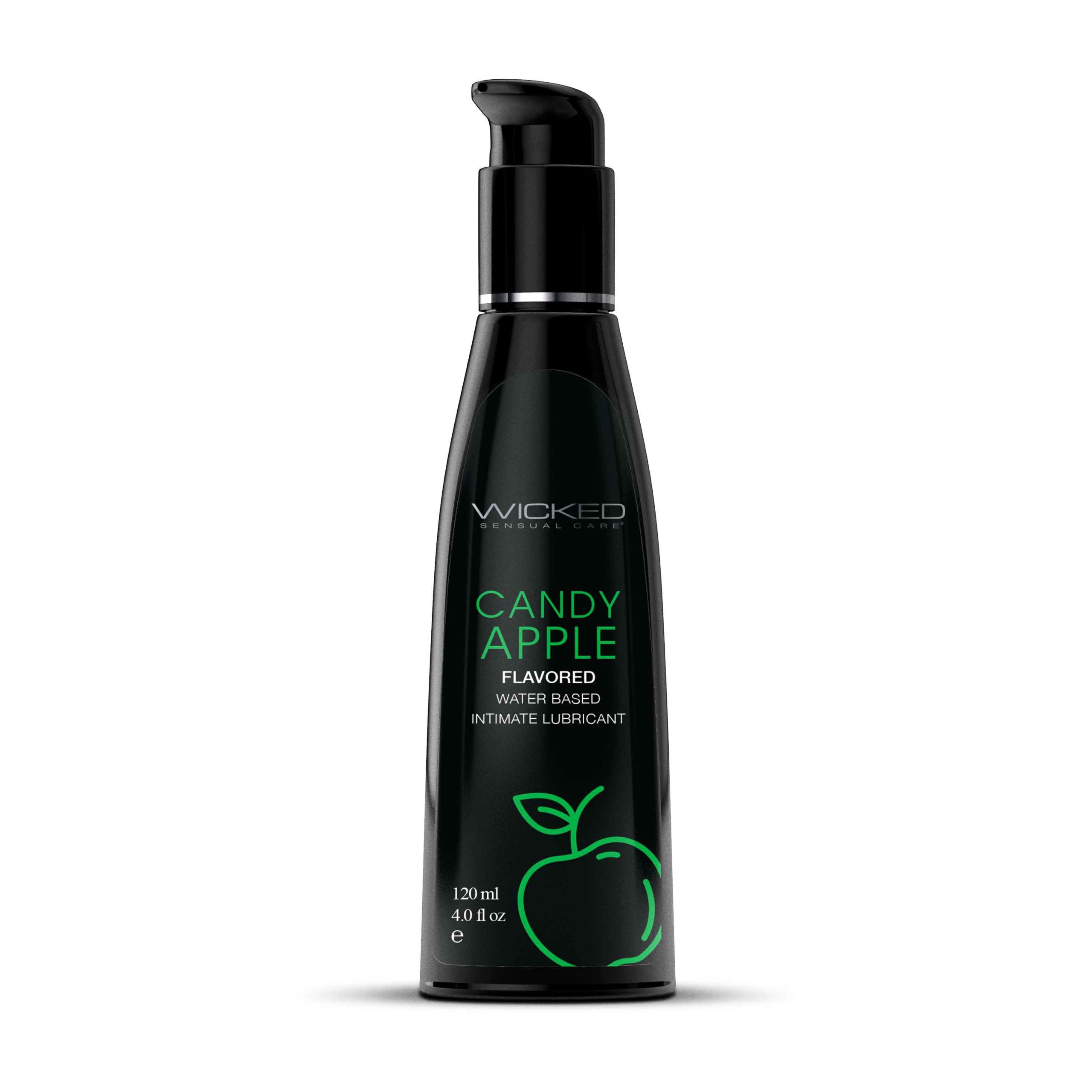 Aqua Candy Apple Flavored Water Based Intimate Lubricant - 4 Fl. Oz. Luxe Ember Essentials
