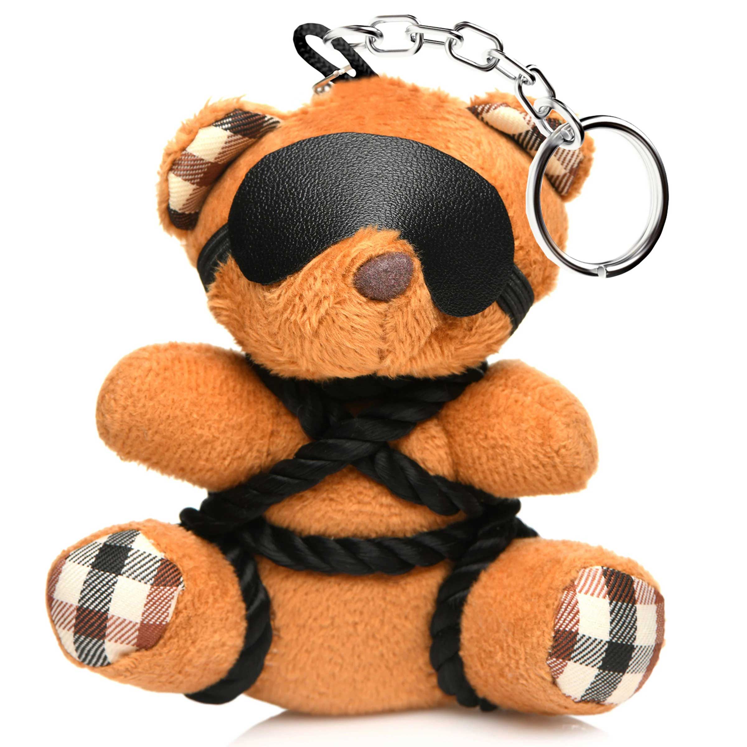 Rope Teddy Bear Keychain Luxe Ember Essentials