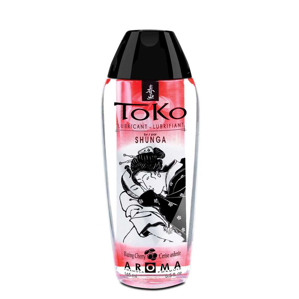 Toko Aroma Personal Lubricant - Blazing Cherry - 5.5 Fl. Oz. Luxe Ember Essentials