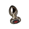 Ass-Sation Remote Vibrating Metal Plug - Black Luxe Ember Essentials