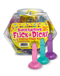 Flick a Dick - Desktop Fidget Toy - Display of 24 Luxe Ember Essentials