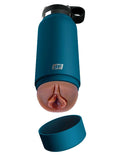 Fuck Flask - Private Pleaser - Blue Bottle - Brown Luxe Ember Essentials