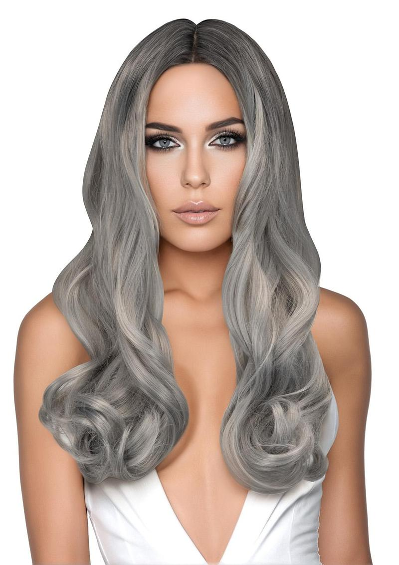 "Celeste Premium Stylable Wig Silver X-PW8073"