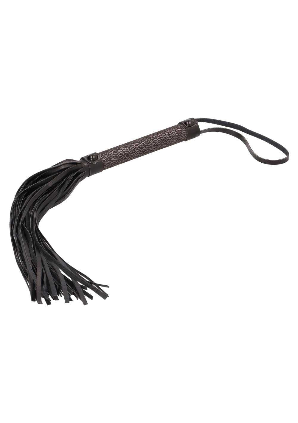 Ouch - Elegant Flogger - Titanium Grey Luxe Ember Essentials