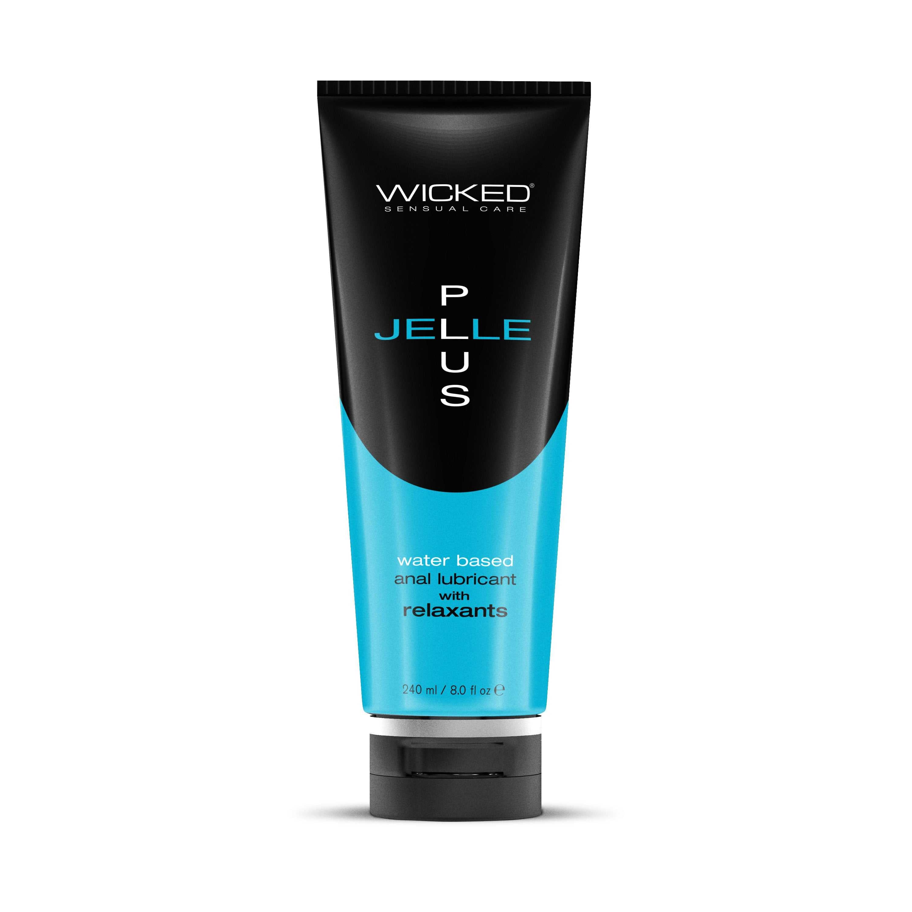 Aqua Jelle Plus - Anal Lubricant With Relaxants 8 Oz Luxe Ember Essentials