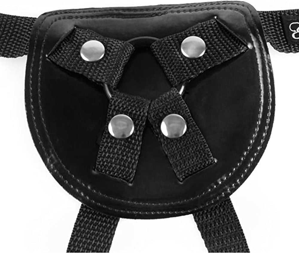 Fetish Fantasy Series Stay-Put Harness - Black Luxe Ember Essentials