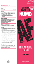 Numb Af - Anal Desensitizer Gel - Cherry - 1.5 Fl Oz Luxe Ember Essentials