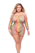 Taste the Rainbow Dress and Sleeves - Rainbow Luxe Ember Essentials