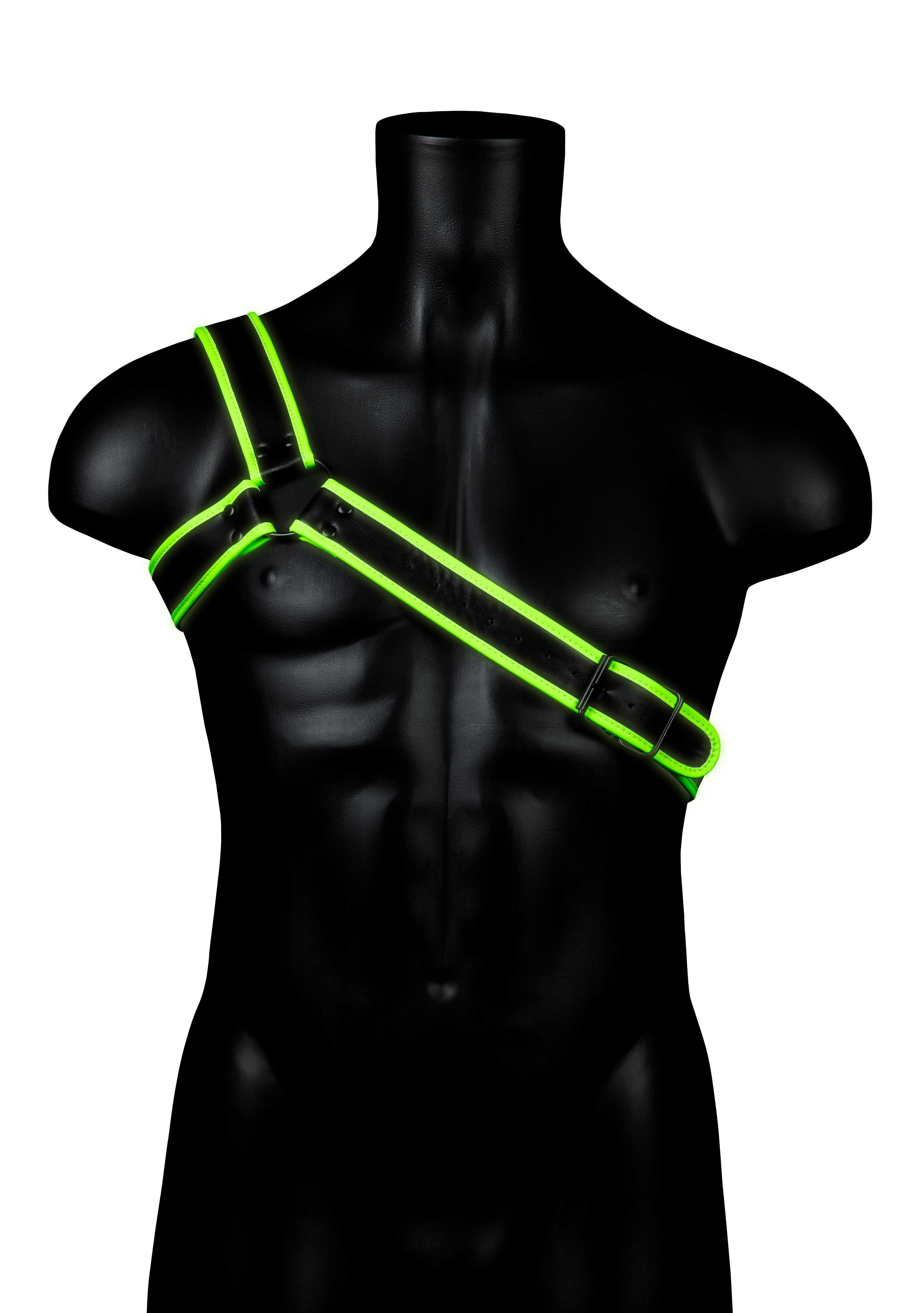 Gladiator Harness - Large/xlarge - Glow in the Dark Luxe Ember Essentials