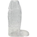 "Titanmen - Cock Sleeve With Ball Strap - 5 Inch Clear DJ3400-26-CD"