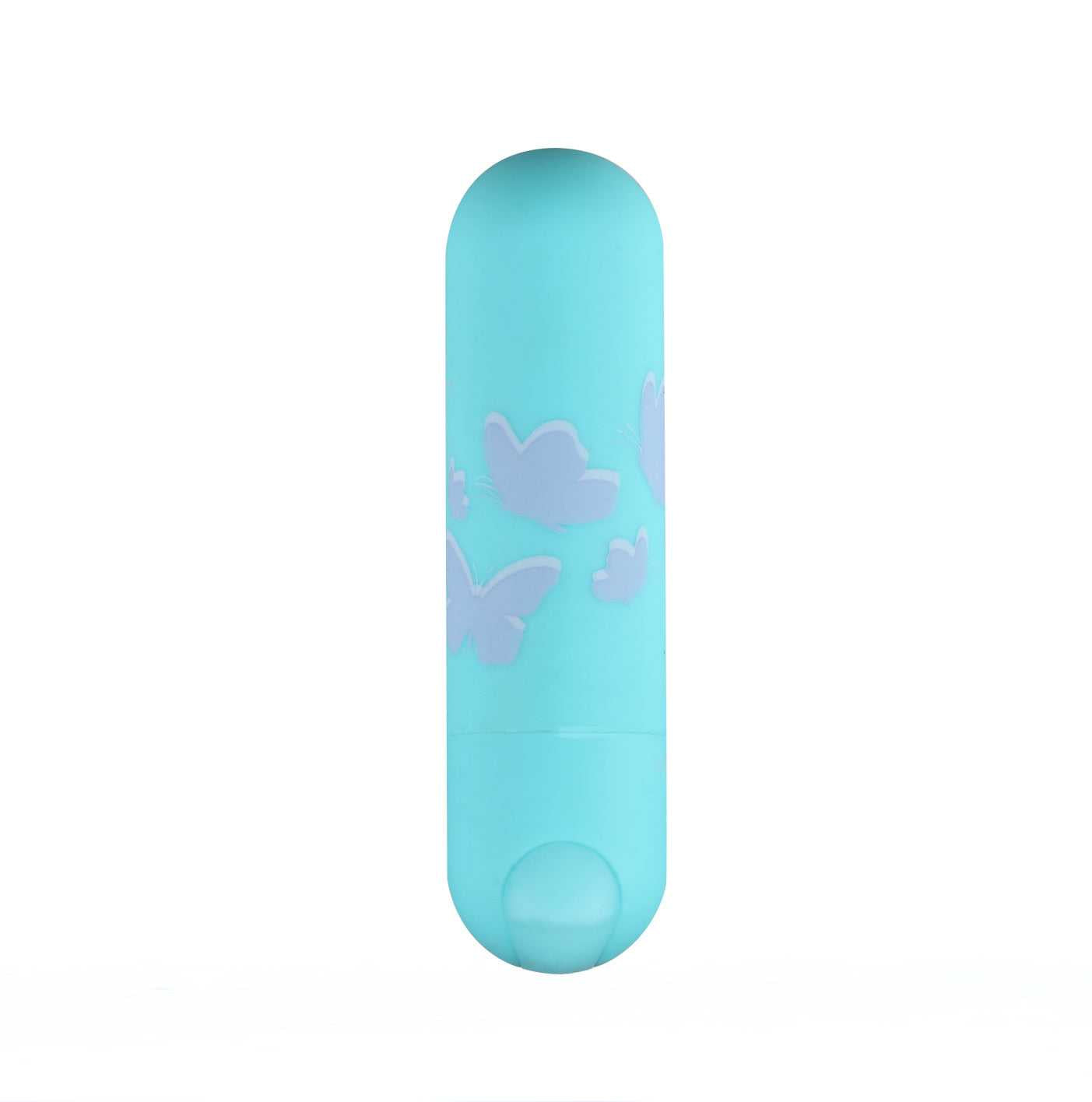 Julia Butterfly Print Mini Bullet - Teal Blue Luxe Ember Essentials