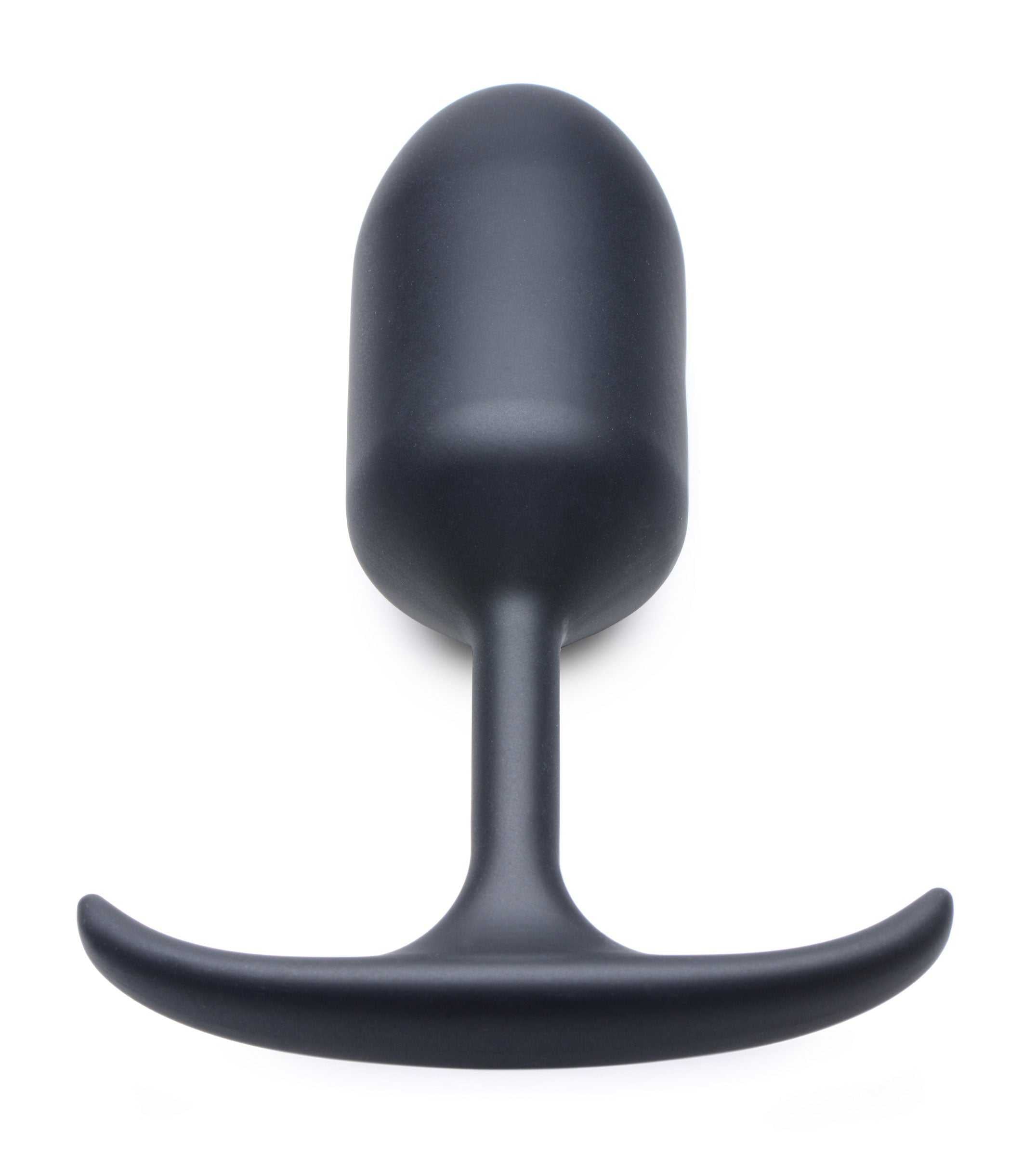 Premium Silicone Weighted Anal Plug - Small Luxe Ember Essentials