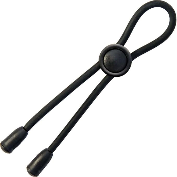 "Mack Tuff Adjustable Silicone Cock Tie - Black NW2525-2"