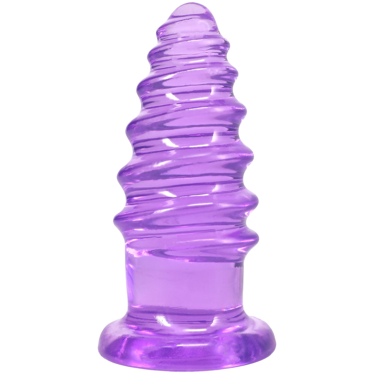 "Crystal Jellies - Anal Twist - 7 Inch Purple DJ0289-17-CD"