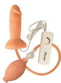 Maxx Men Inflatable Vibrating Pleaser Plug - Flesh Luxe Ember Essentials