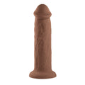 7 Inch Girthy Vibrating Dong - Dark Luxe Ember Essentials