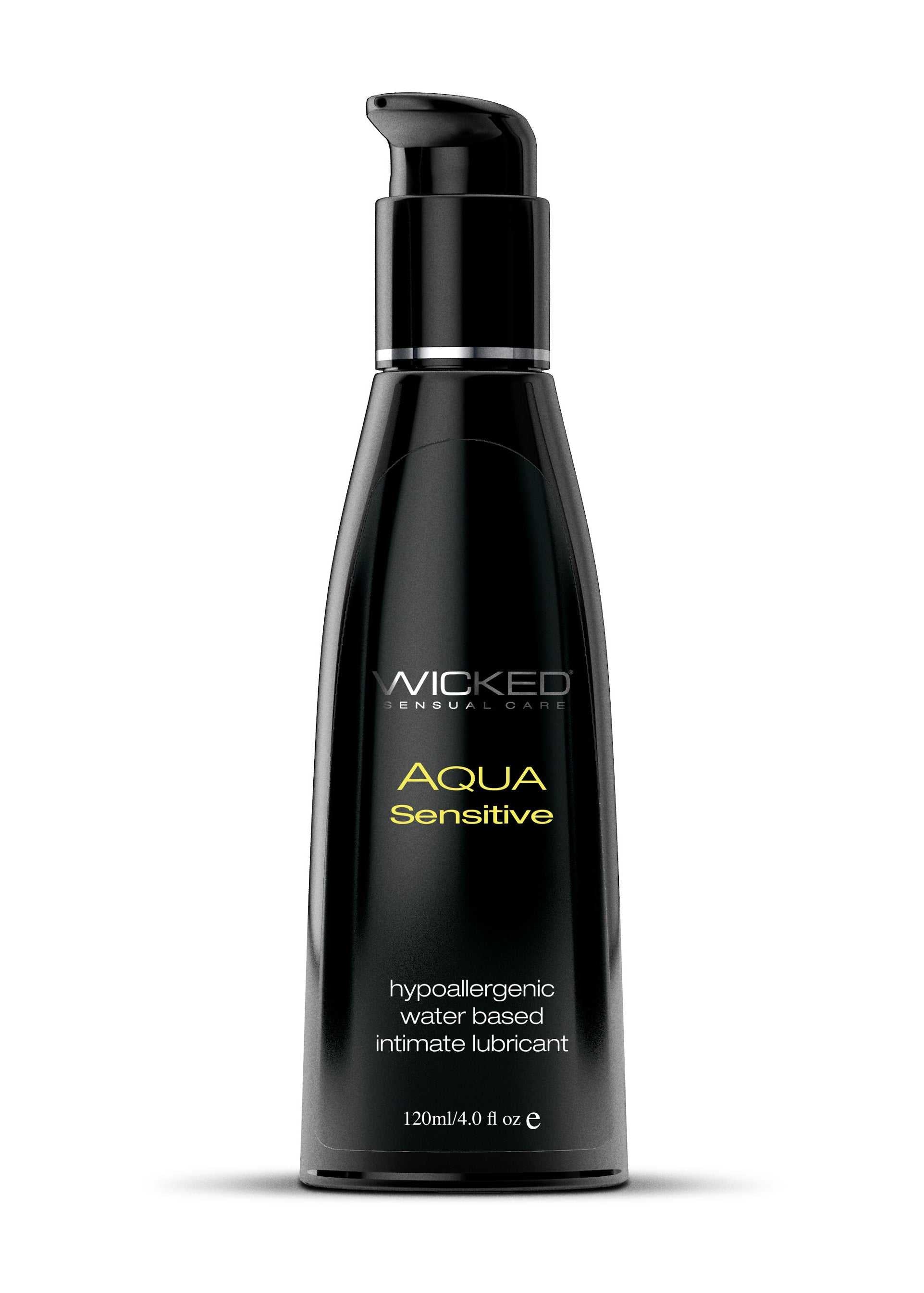 Aqua Sensitive Water-Based Lubricant - 4 Fl. Oz. Luxe Ember Essentials