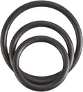 Rubber Cock Ring Set - Black Luxe Ember Essentials