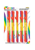 Rainbow Pecker Straws - 10 Pack Luxe Ember Essentials