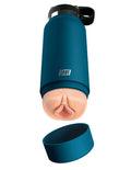 Fuck Flask - Private Pleaser - Blue Bottle - Light Luxe Ember Essentials