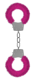 Pleasure Furry Handcuffs - Pink Luxe Ember Essentials
