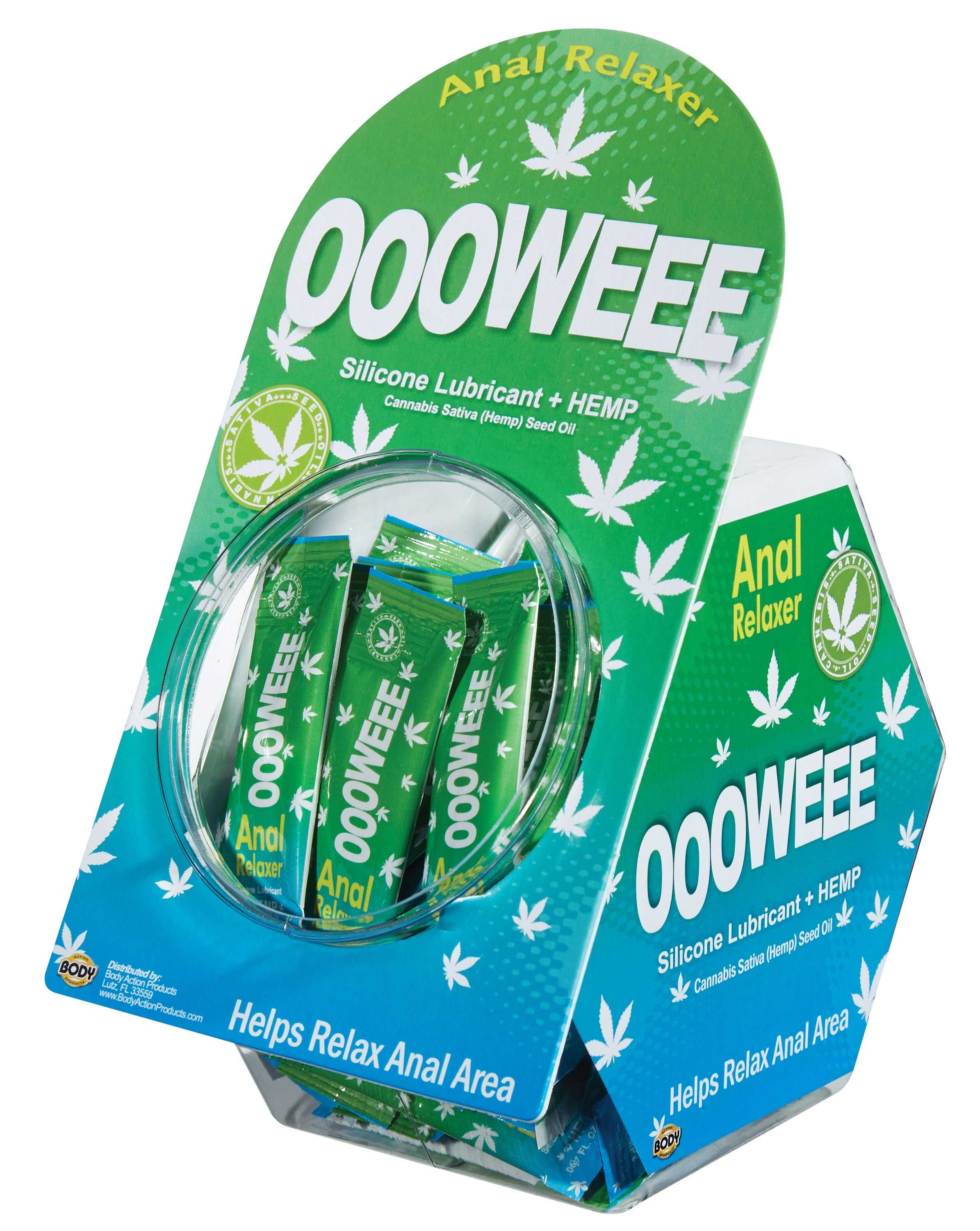 Ooowee - Fish Bowl Display - 50 Count 0.67 Fl 2ml Luxe Ember Essentials