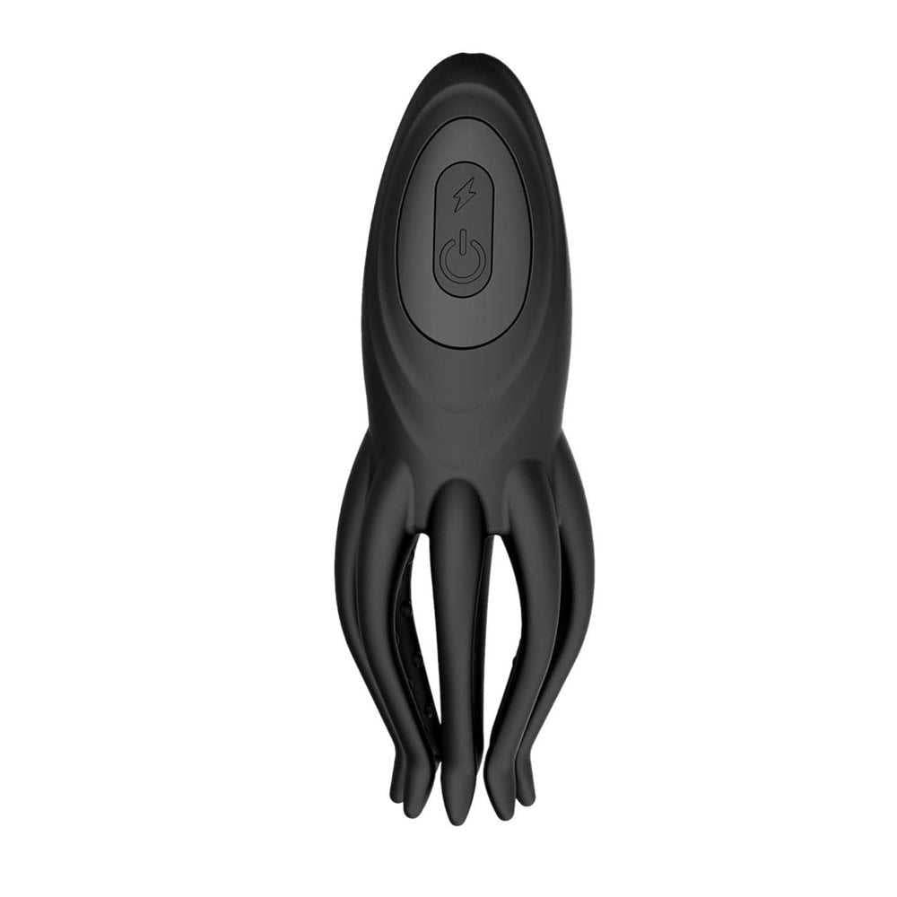 Cockpower Electric Octopus Masturbator - Black Luxe Ember Essentials