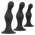 Silicone Anal Ripple Kit - Black Luxe Ember Essentials
