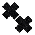 "Black Malice Glitter X Factor Nipztix Pasties NN-BM-XF-NS"