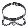 Gothic Heart Chain Choker Luxe Ember Essentials