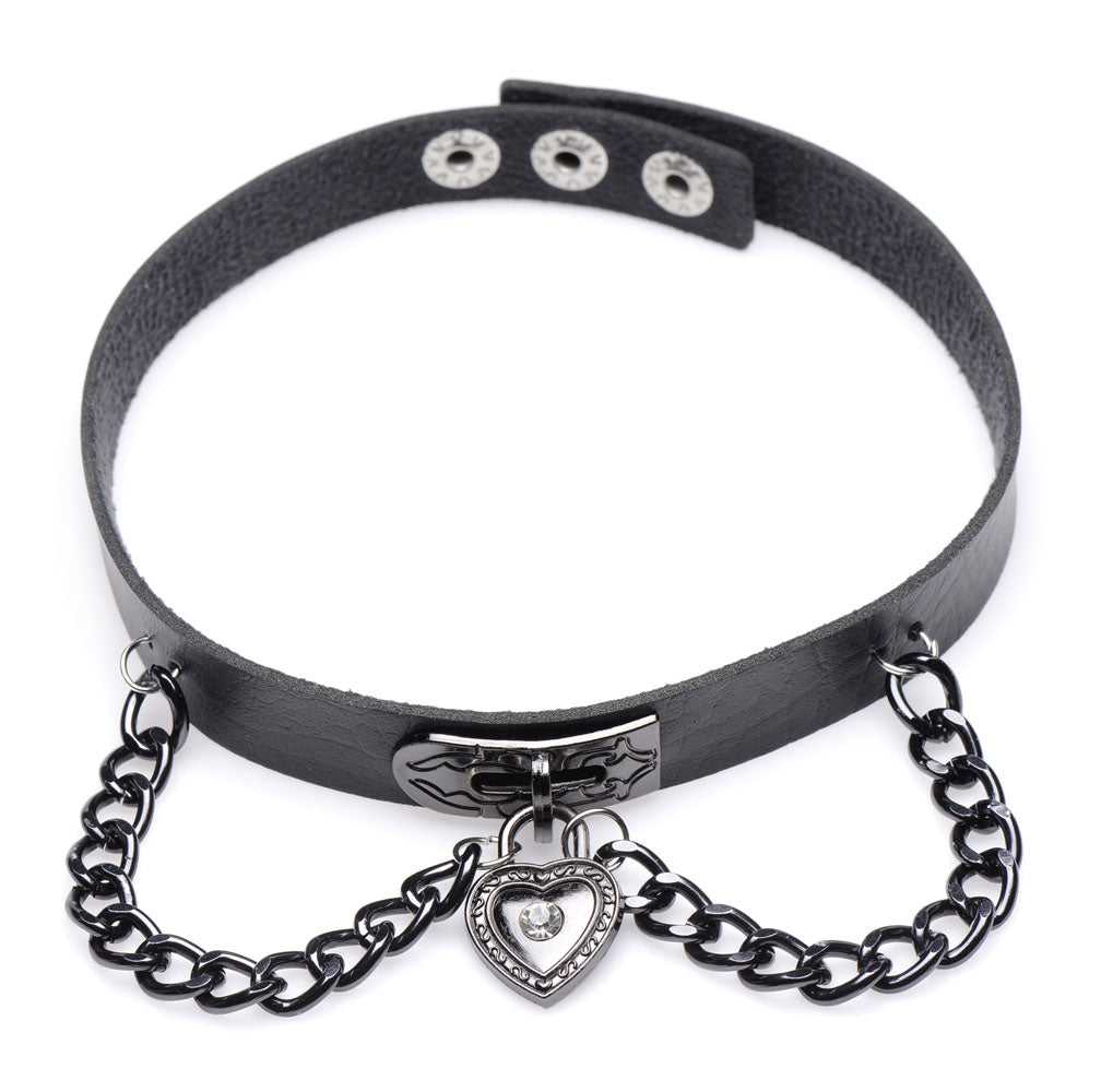 Gothic Heart Chain Choker Luxe Ember Essentials