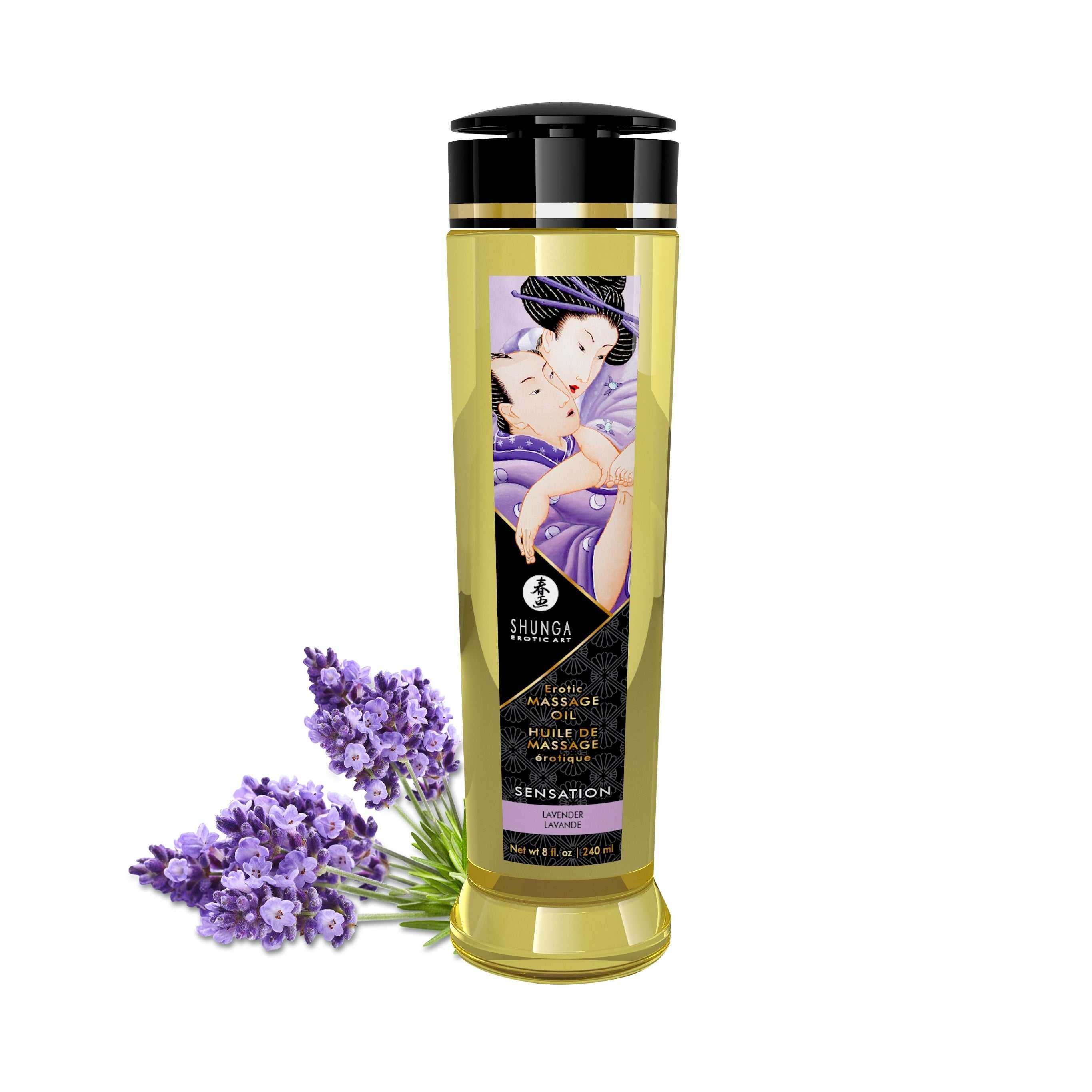 Massage Oils - Sensation - 8 Fl. Oz. Lavender Luxe Ember Essentials