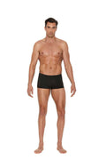 Men's Lycra Boxer Brief - Large/xlarge - Black Luxe Ember Essentials