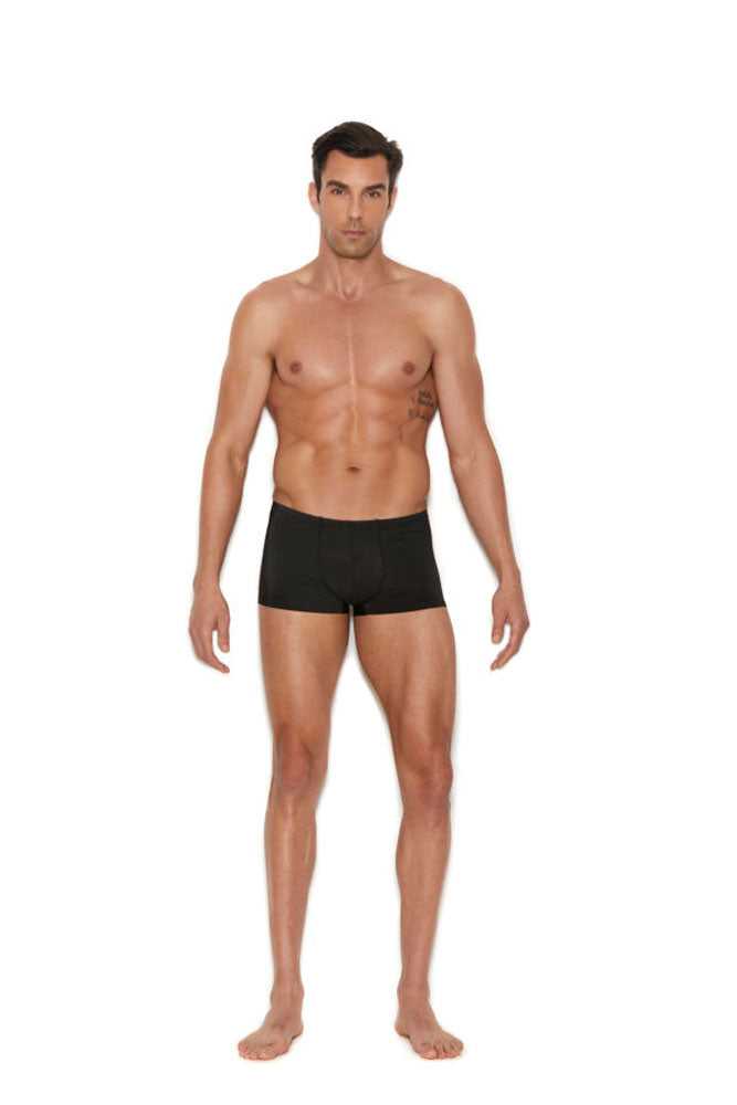 Men's Lycra Boxer Brief - Large/xlarge - Black Luxe Ember Essentials