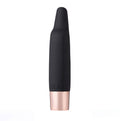 Aspen 15-Function Rechargeable Wireless Flickering Tip Vibrator - Black Luxe Ember Essentials