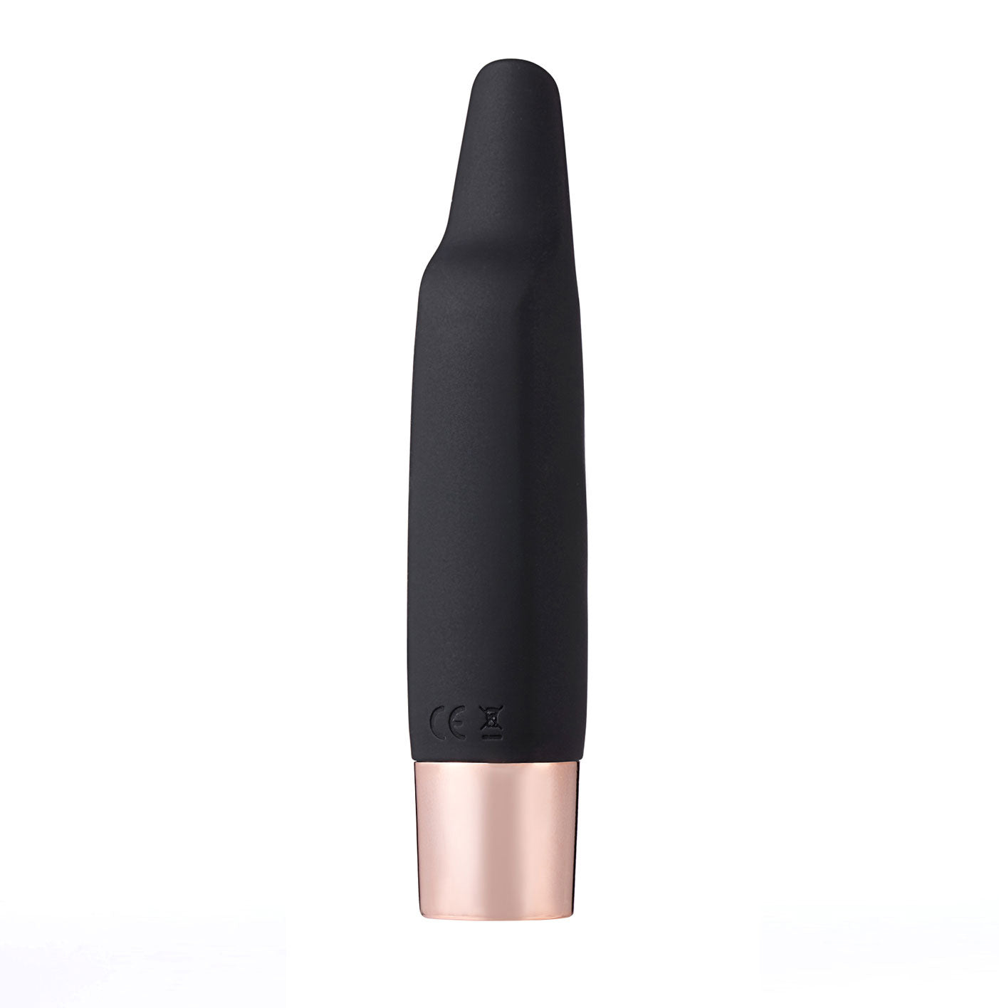Aspen 15-Function Rechargeable Wireless Flickering Tip Vibrator - Black Luxe Ember Essentials