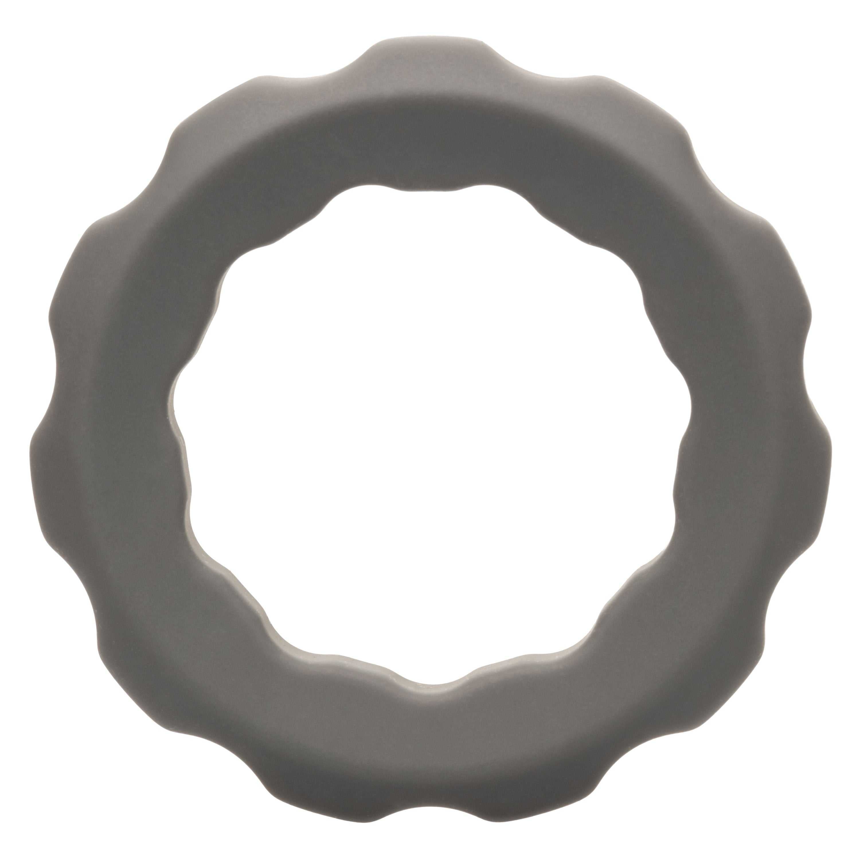 Alpha Liquid Silicone Erect Ring - Gray Luxe Ember Essentials