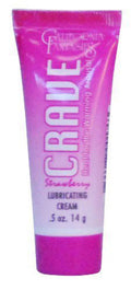 Crave Warming Lubricanting Cream Strawberry Flavored 0.5 Oz Tube Luxe Ember Essentials