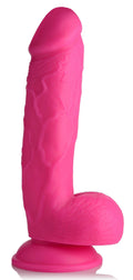 Pop Pecker 8.25 Inch Dildo With Balls - Pink Luxe Ember Essentials
